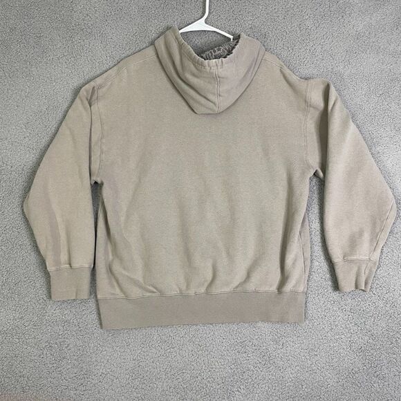 Mickey Mouse Hoodie Disneyland Resort Walt Disney Men L Tan Pullover - Picture 7 of 12